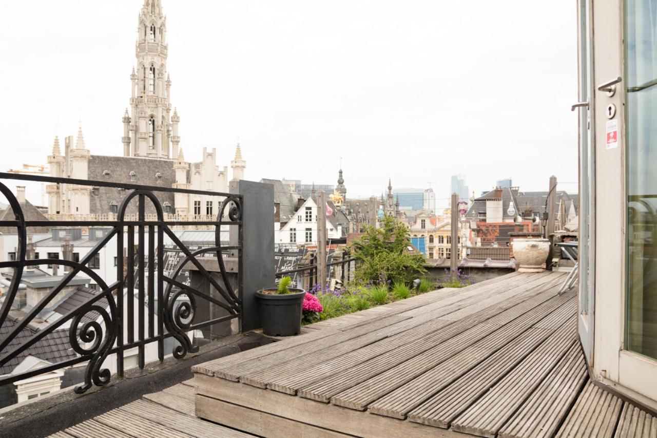 Duplex Dernier Etage Avec Terasse A Deux Pas De La Grand Place บรัสเซลส์ ภายนอก รูปภาพ